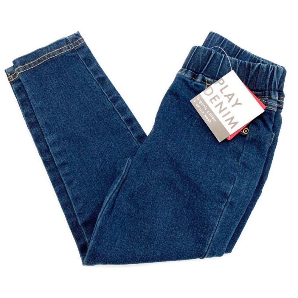 Hanna Andersson Play Denim Jeans Size 4